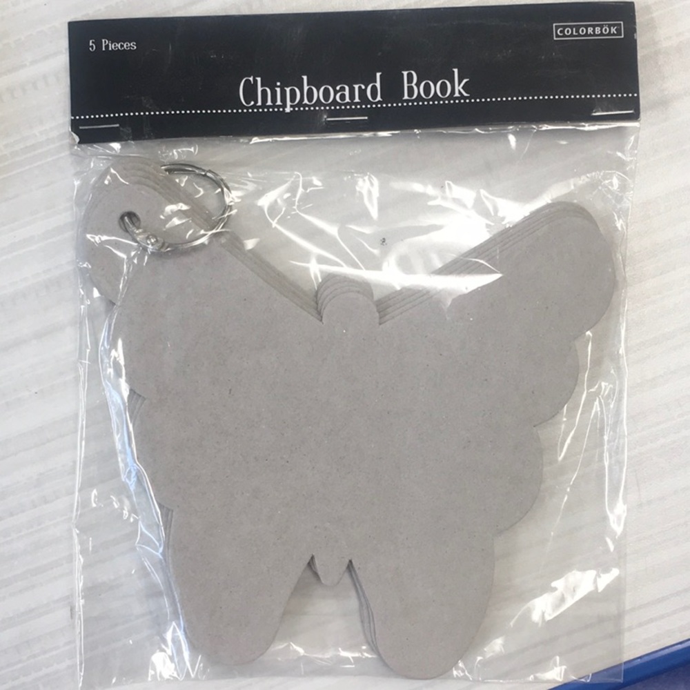 Butterfly Chipboard Book